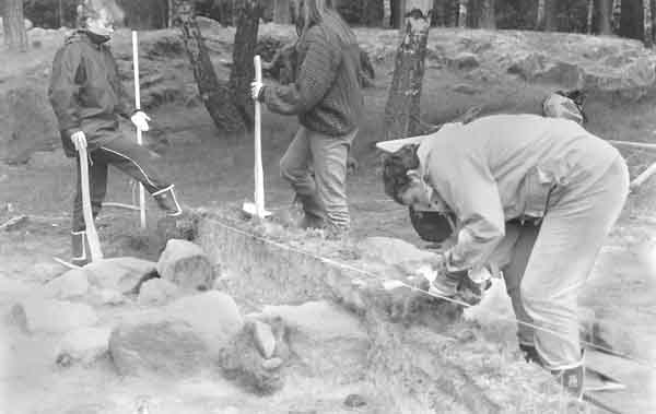 Utgrävning i Smedby 1996