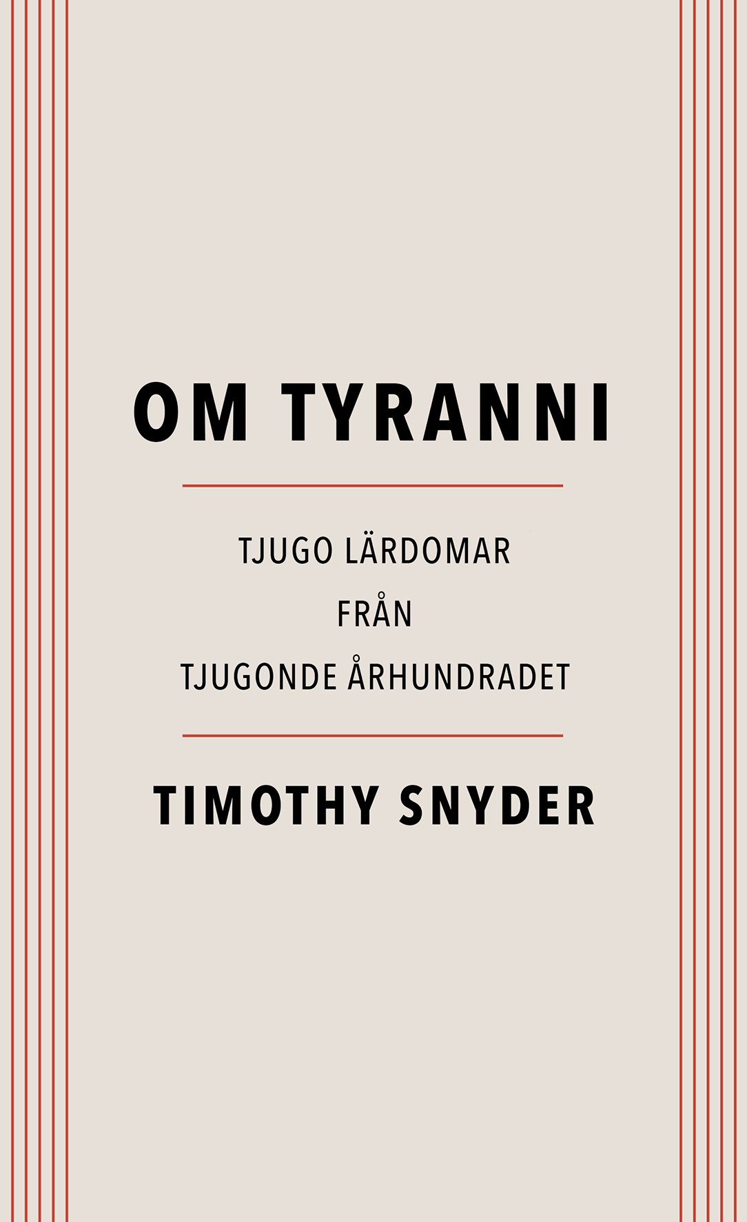 Bokomslag med bokens titel samt författare.