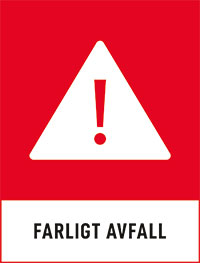 Märkning för farligt avfall