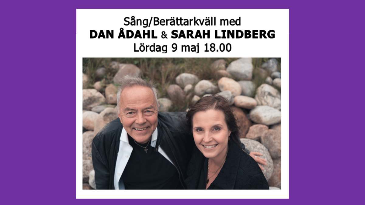 En man och en kvinna som ler stort.