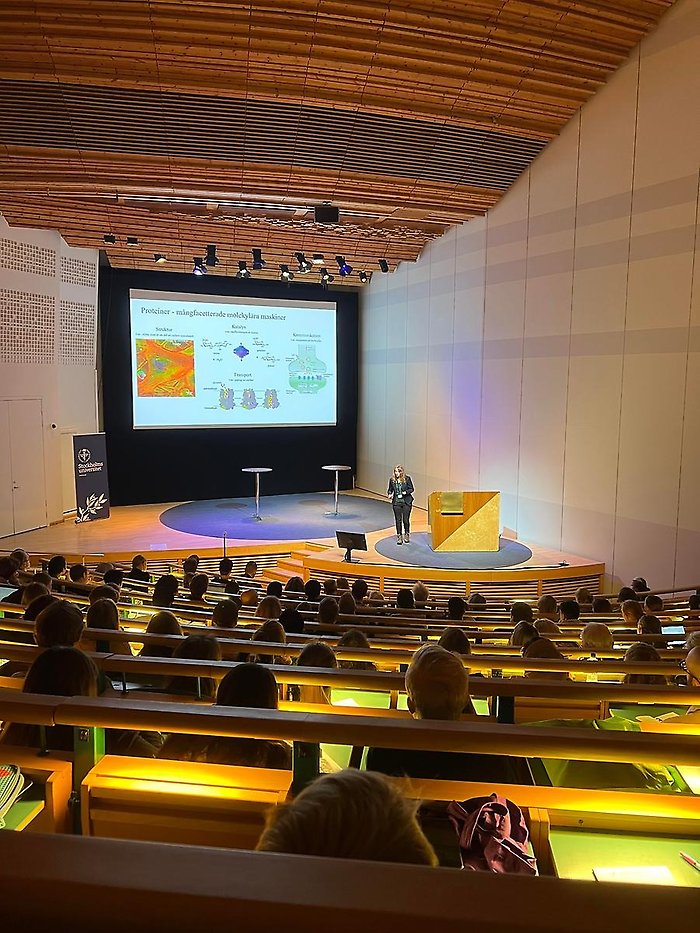 Foto på aula Magna, Stockholms Universitet